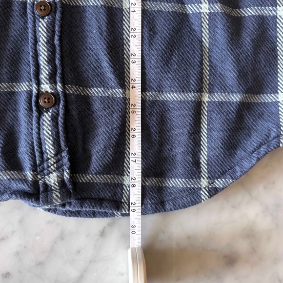 NWT LL Bean 1912 Overshirt Women’s XL Sterling Blue Plaid Twill Cabincore Layer - Picture 9 of 9